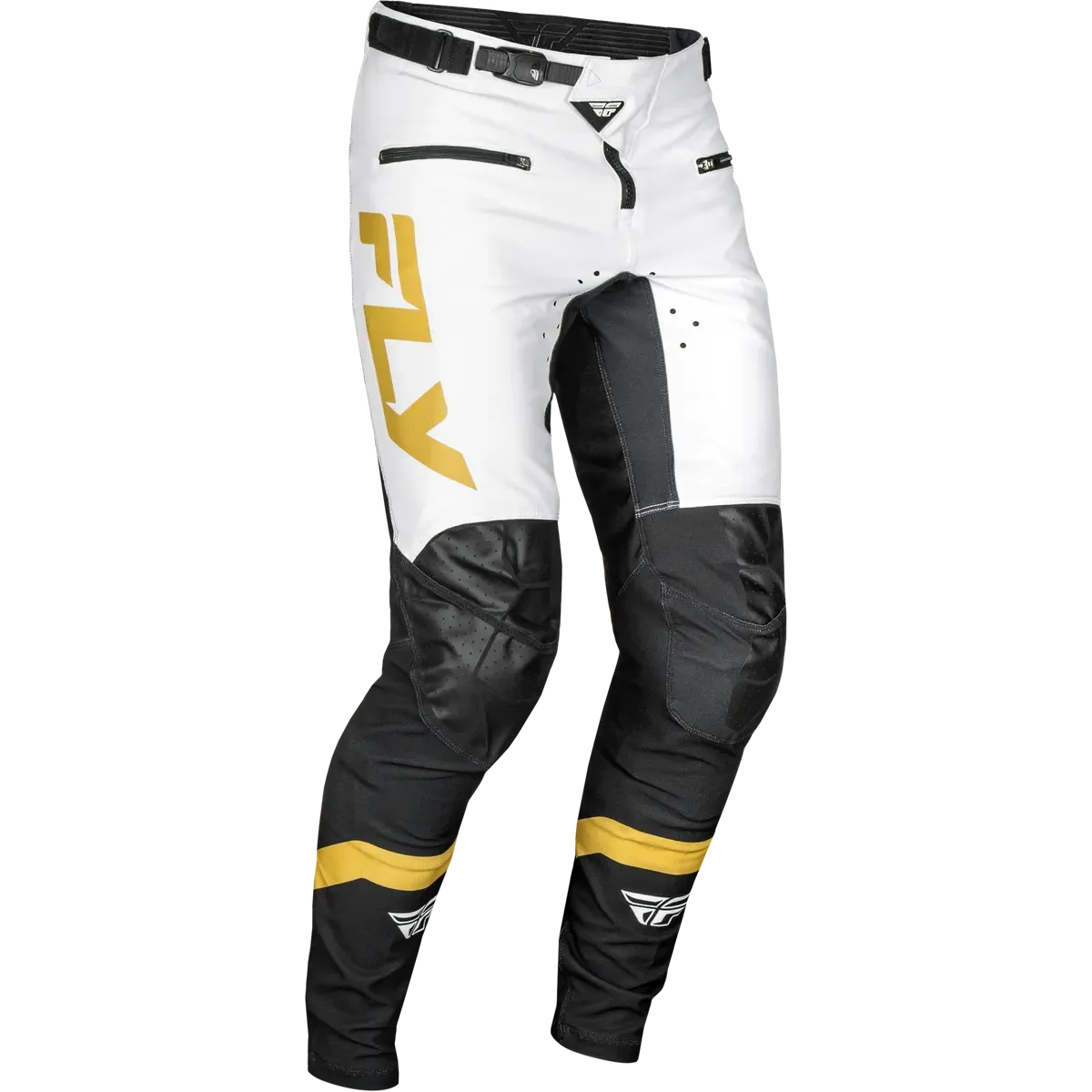 Fly Rayce Bicycle Pant 2025 White/Black/Gold